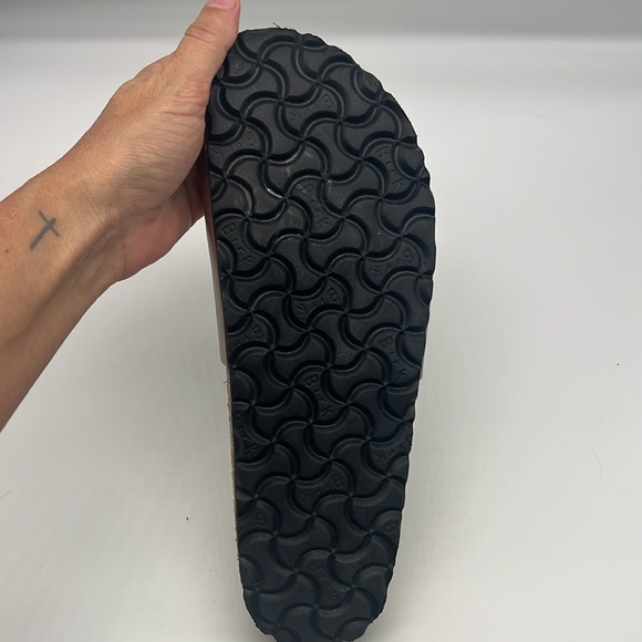 Birkenstock - Madrid Birko Flor One Adjustable Strap Slip On Copper Sandal SZ 9 - Picture 9 of 16